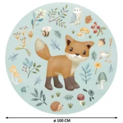 Wallpaper circle - Multicolored - Forest Friends - Forest Wonders