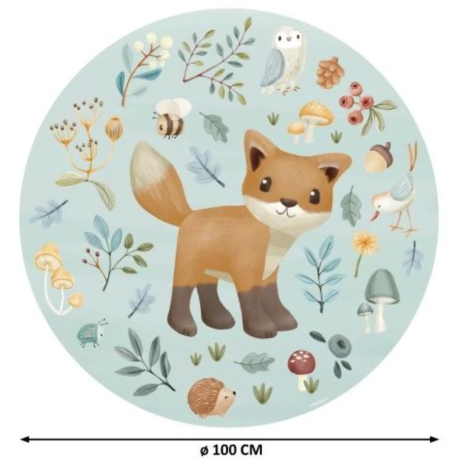 Wallpaper circle - Multicolored - Forest Friends - Forest Wonders