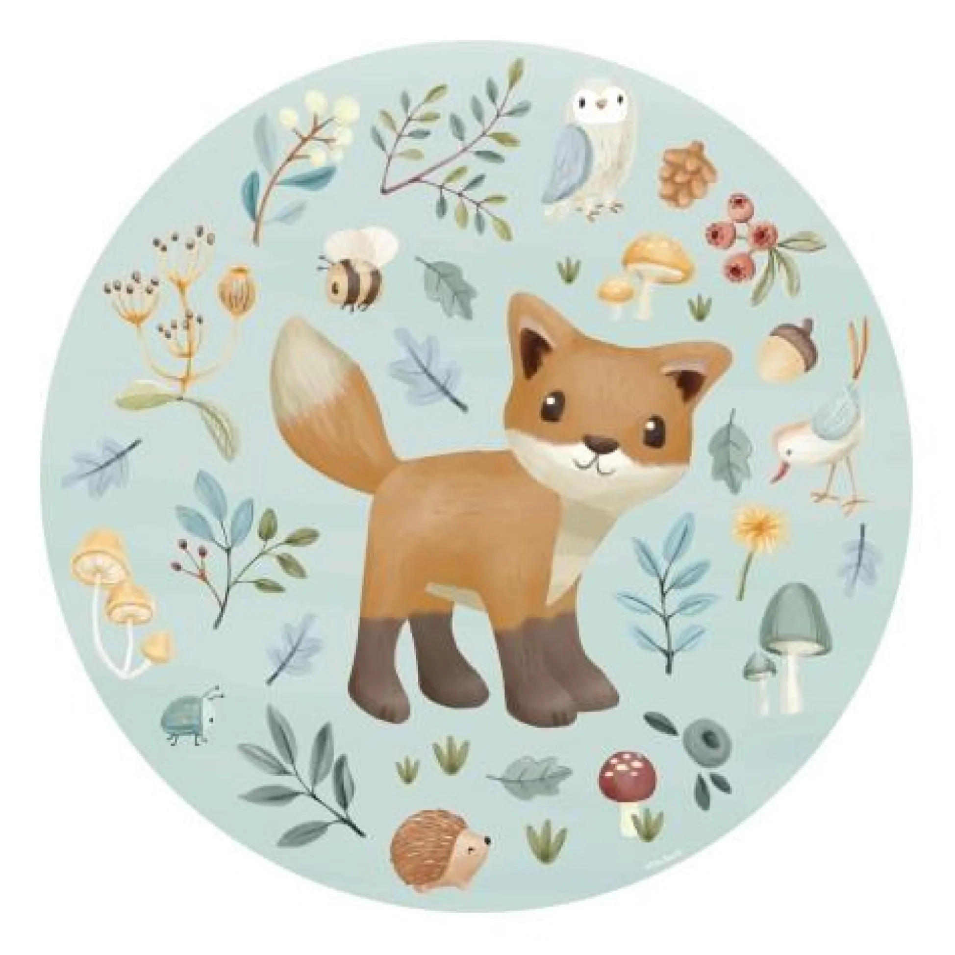 Wallpaper circle - Multicolored - Forest Friends - Forest Wonders