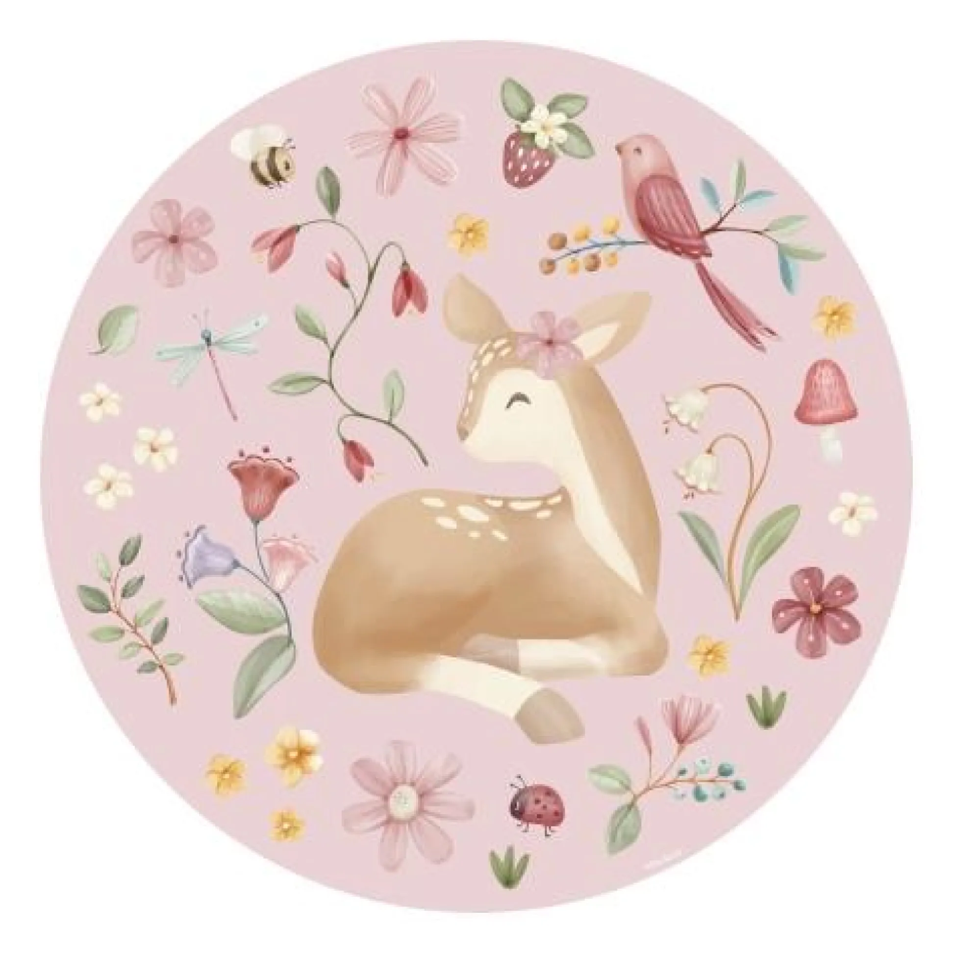 Wallpaper circle - Multicolored - Fairy Garden - Fairy Wonders