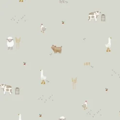 Wallpaper sample non-woven wallpaper Little Farm