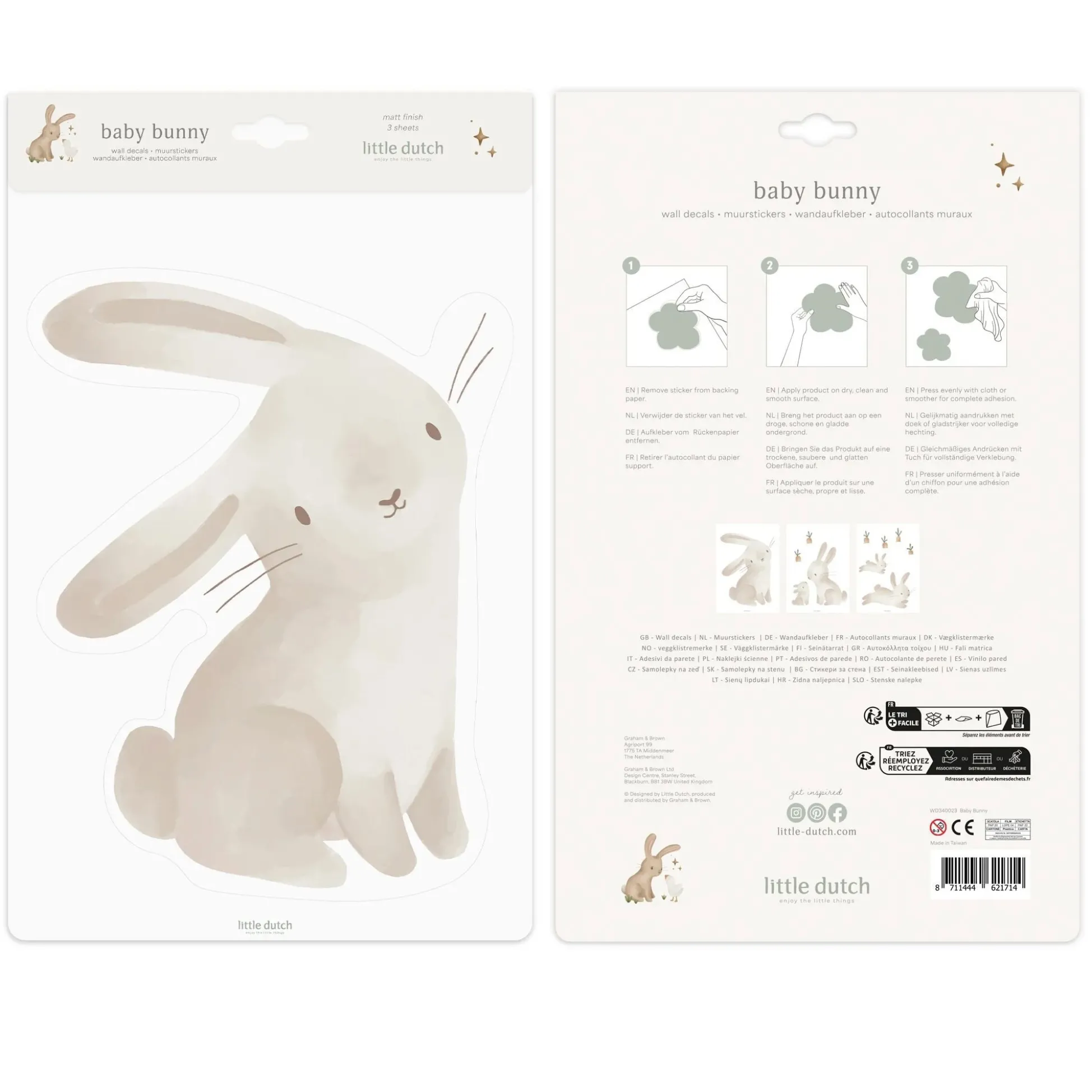 Wall stickers Baby Bunny