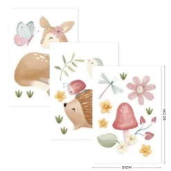 Wall stickers - Multicolored - Fairy Garden