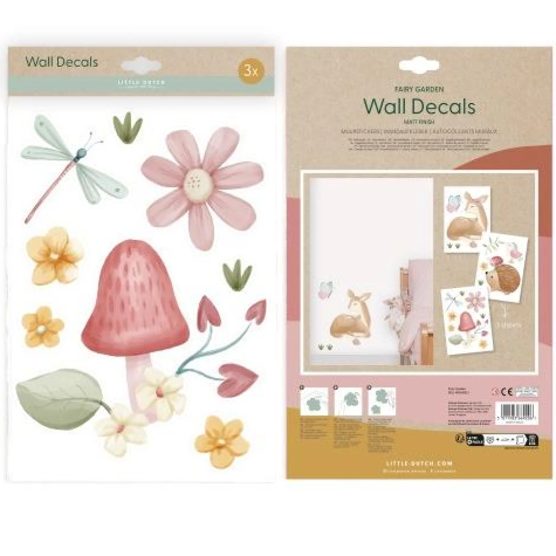 Wall stickers - Multicolored - Fairy Garden