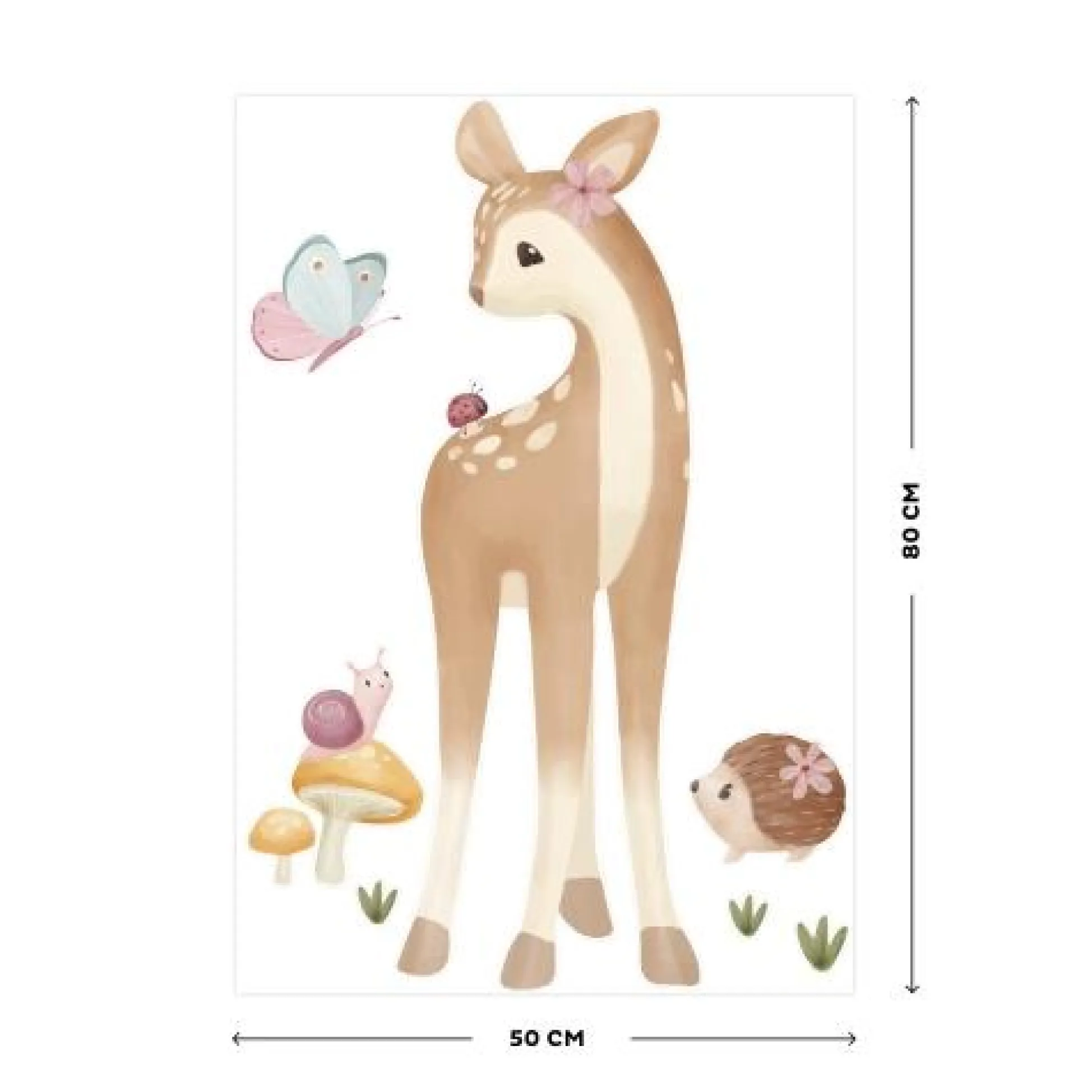 Wall stickers - Multicolored - Fairy Garden