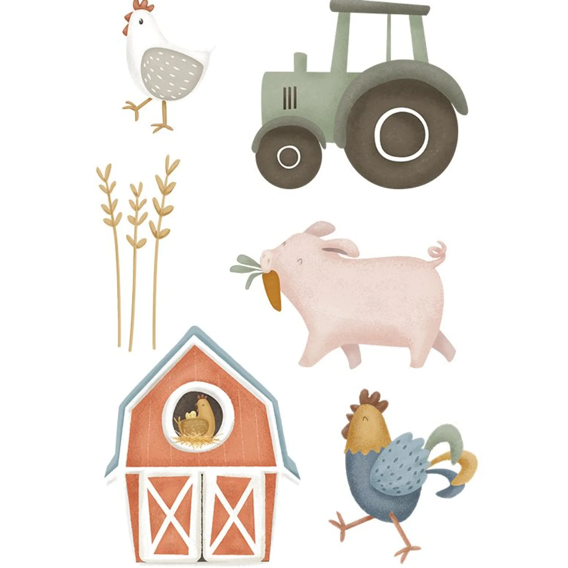 Wall stickers - Multicolored - Little Farm