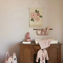 Wall tapestry flower - White - Fairy Garden