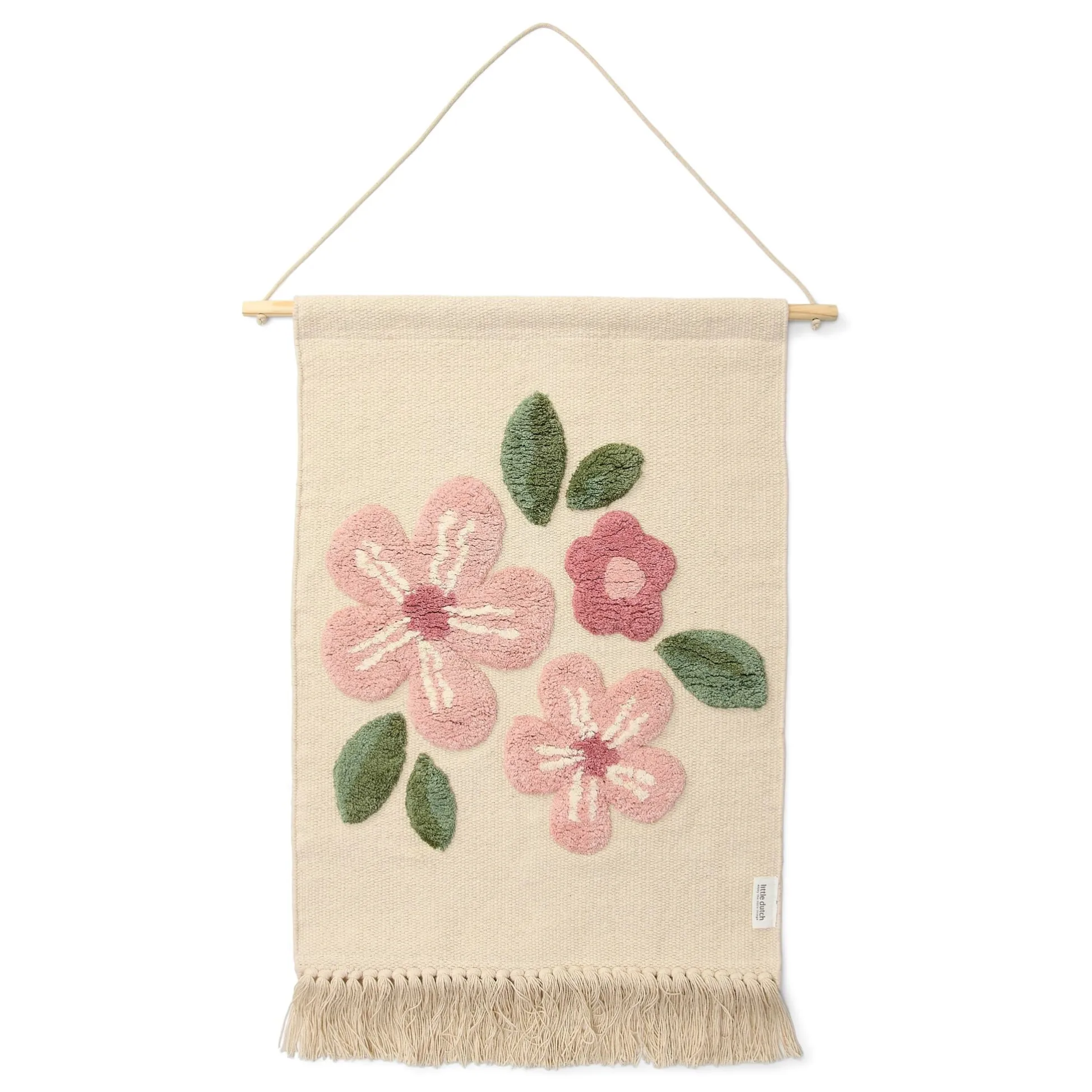Wall tapestry flower - White - Fairy Garden
