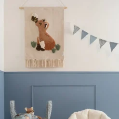 Wall tapestry fox - White - Forest Friends