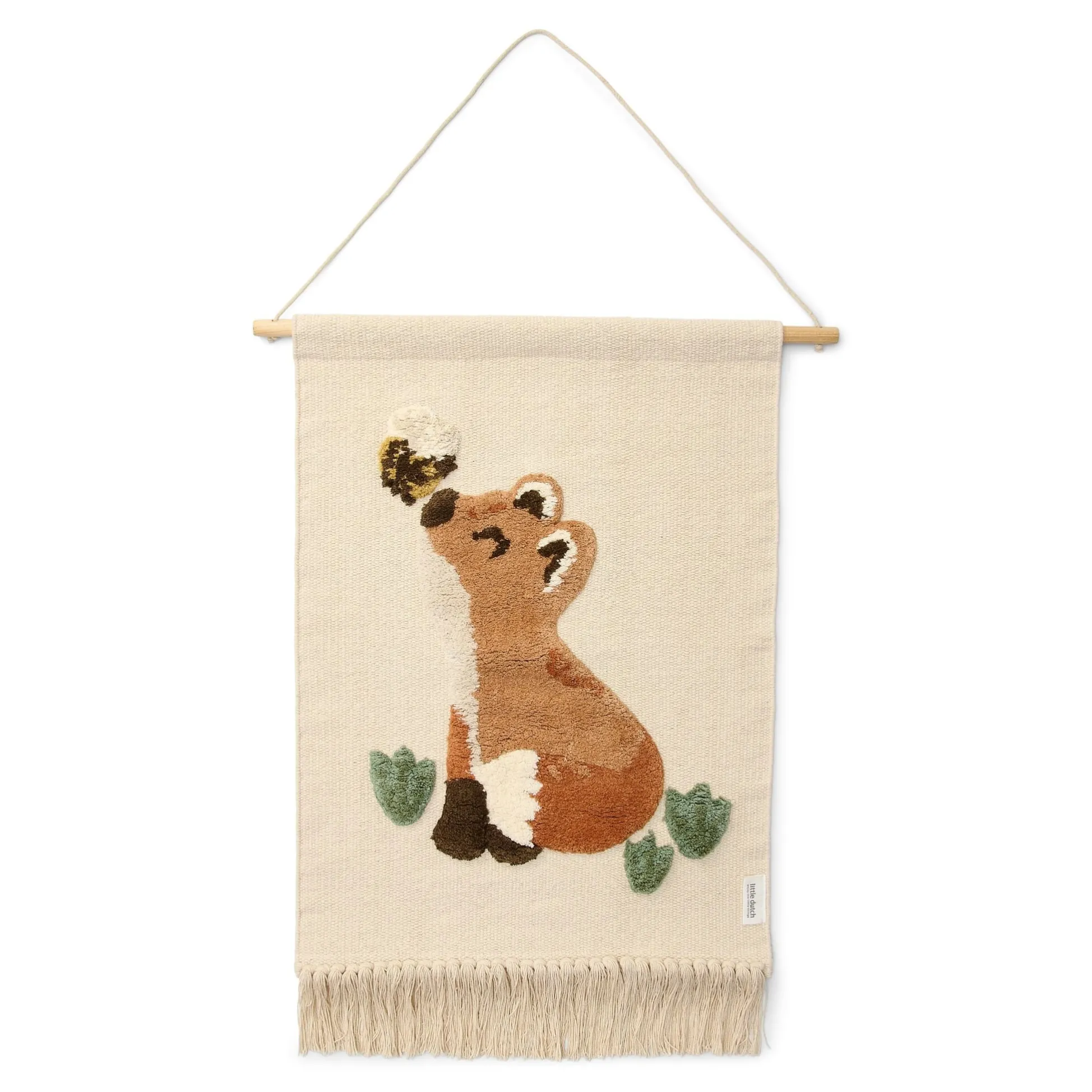 Wall tapestry fox - White - Forest Friends