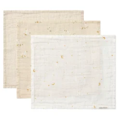 Washcloth set - Beige - Newborn Naturals - Little Goose