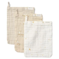 Washcloth set - Beige - Newborn Naturals - Little Goose