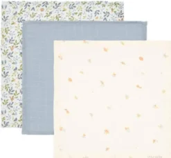 Washcloth set - Blue - Forest Friends
