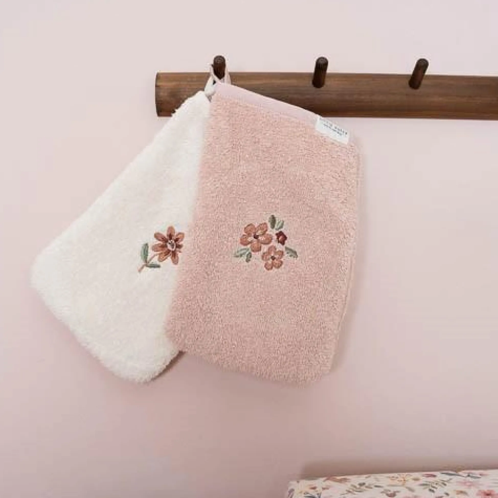 Washcloth set - Pink - Fairy Garden