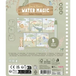 Water coloring book - Rosa