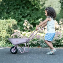 Wheelbarrow - Pink - Fairy Garden