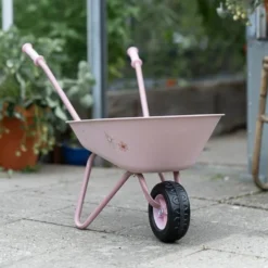 Wheelbarrow - Pink - Fairy Garden