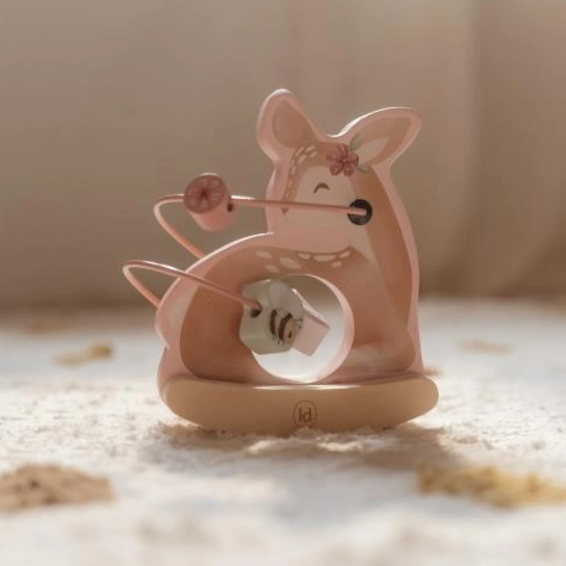 Wobble animal deer - Pink - Fairy Garden