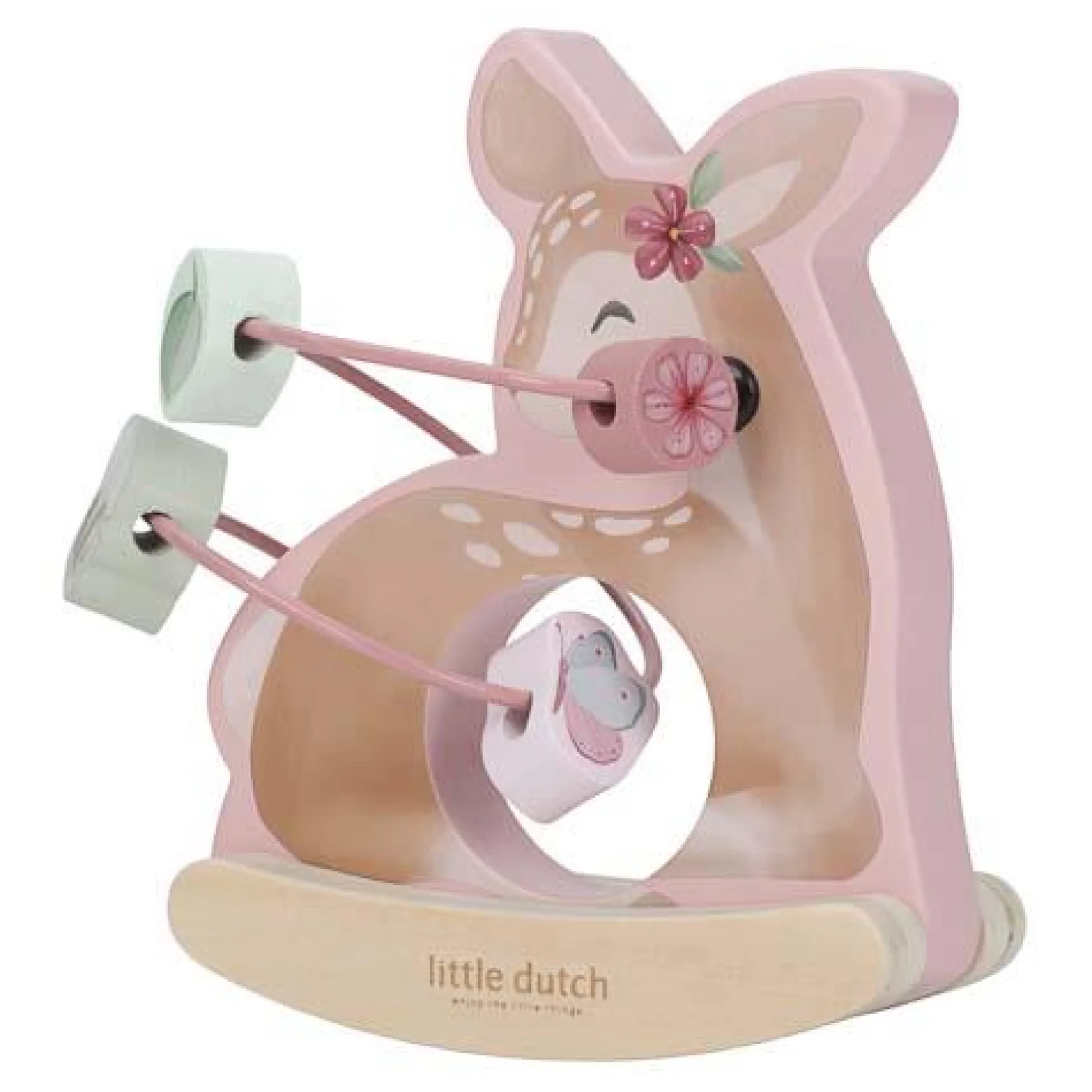 Wobble animal deer - Pink - Fairy Garden