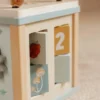 Wooden activity cube - Blue - Forest Friends