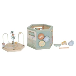 Wooden Activity Cube - Green