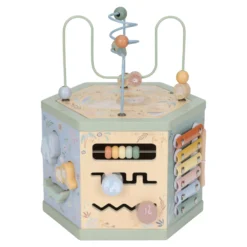 Wooden Activity Cube - Green