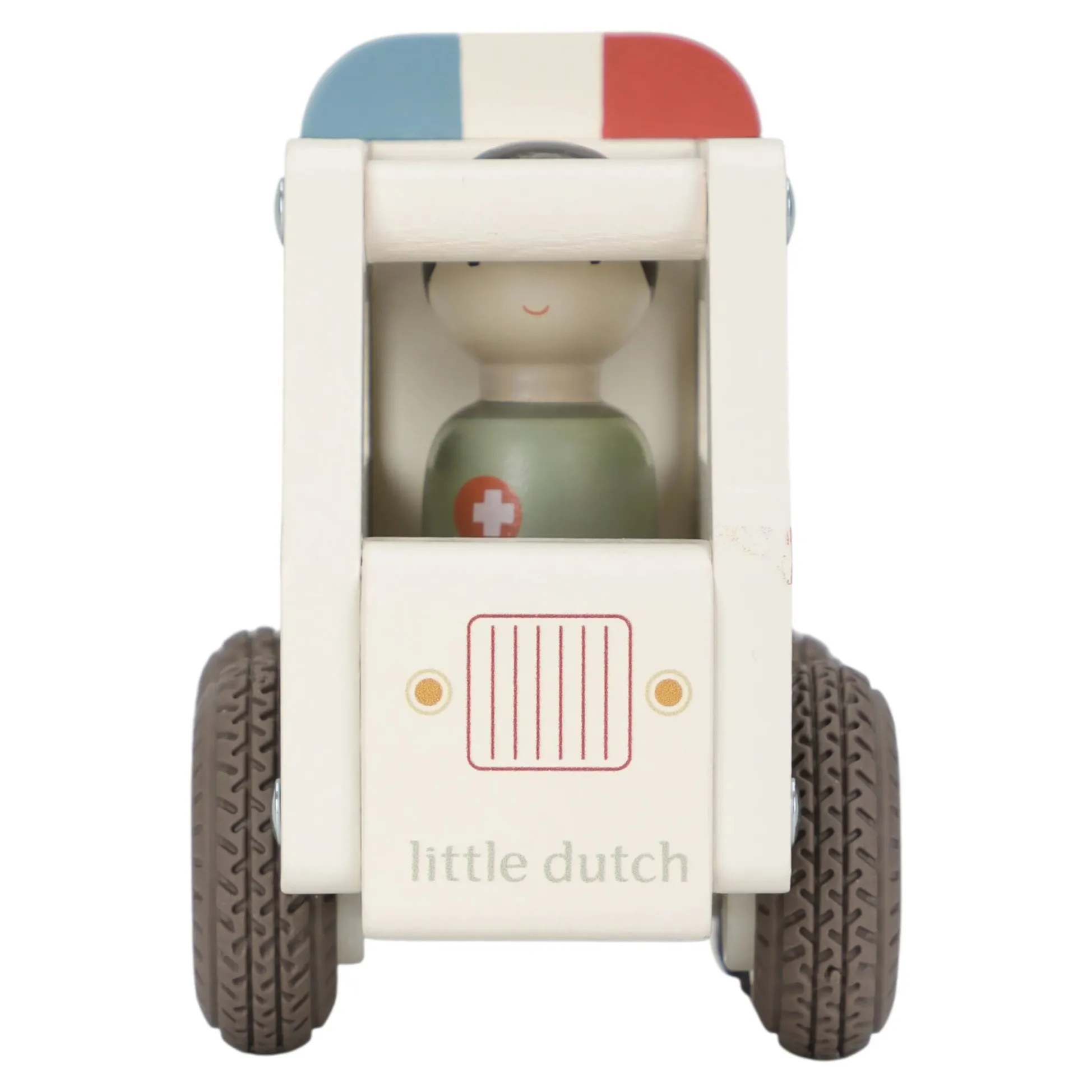 Wooden ambulance - White - Essentials