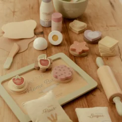 Wooden baking set – Multicolored – Essentials