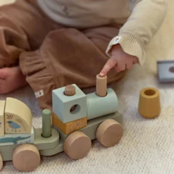 Wooden Block Train - Green