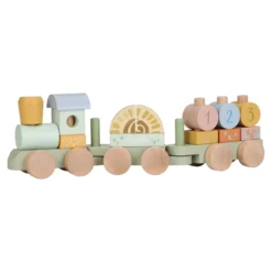 Wooden Block Train - Green