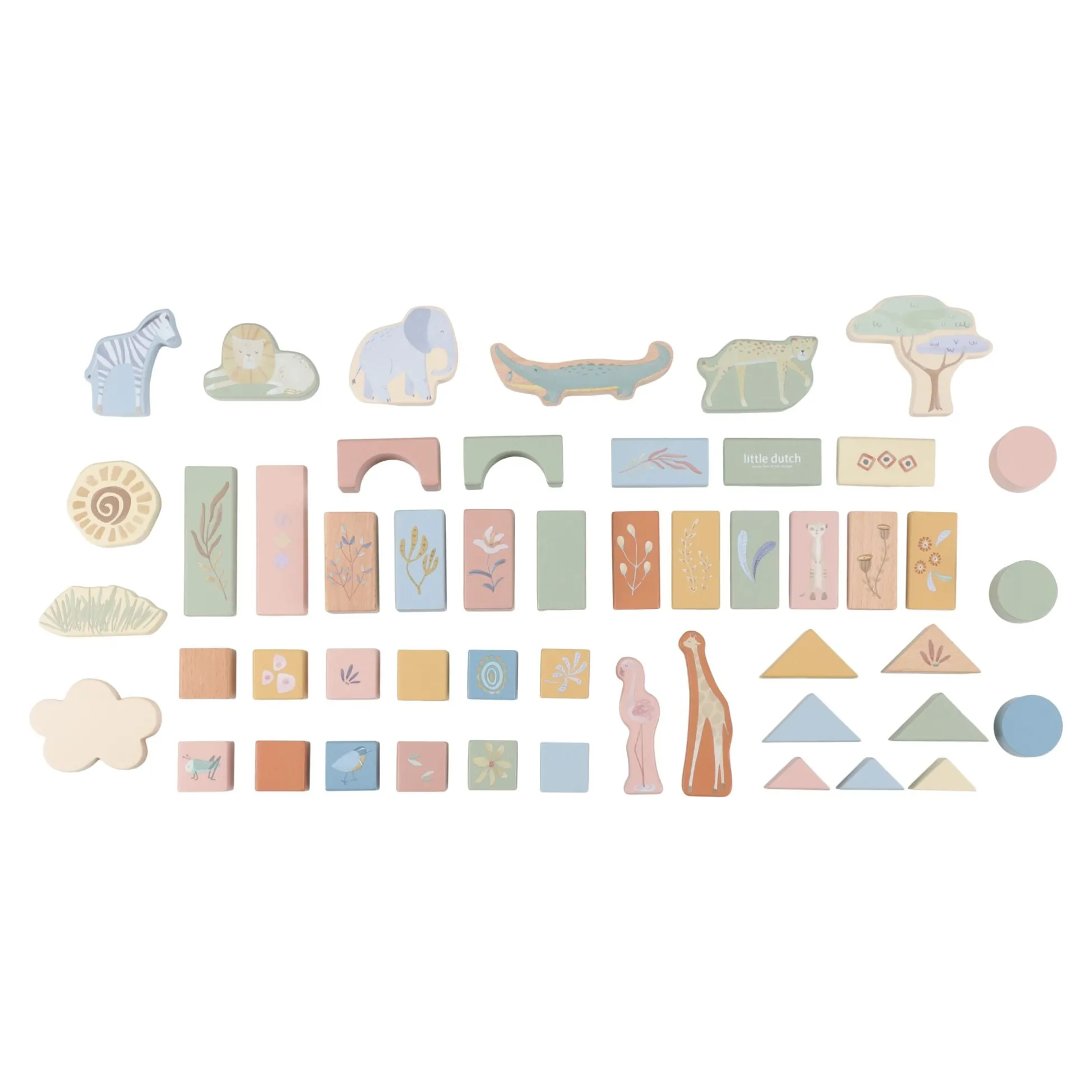 Wooden Building Blocks - Green
