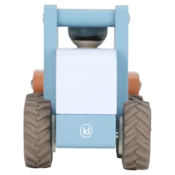 Wooden bulldozer – Blue – Essentials