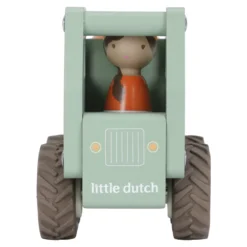 Wooden cement truck – Green – Essentials