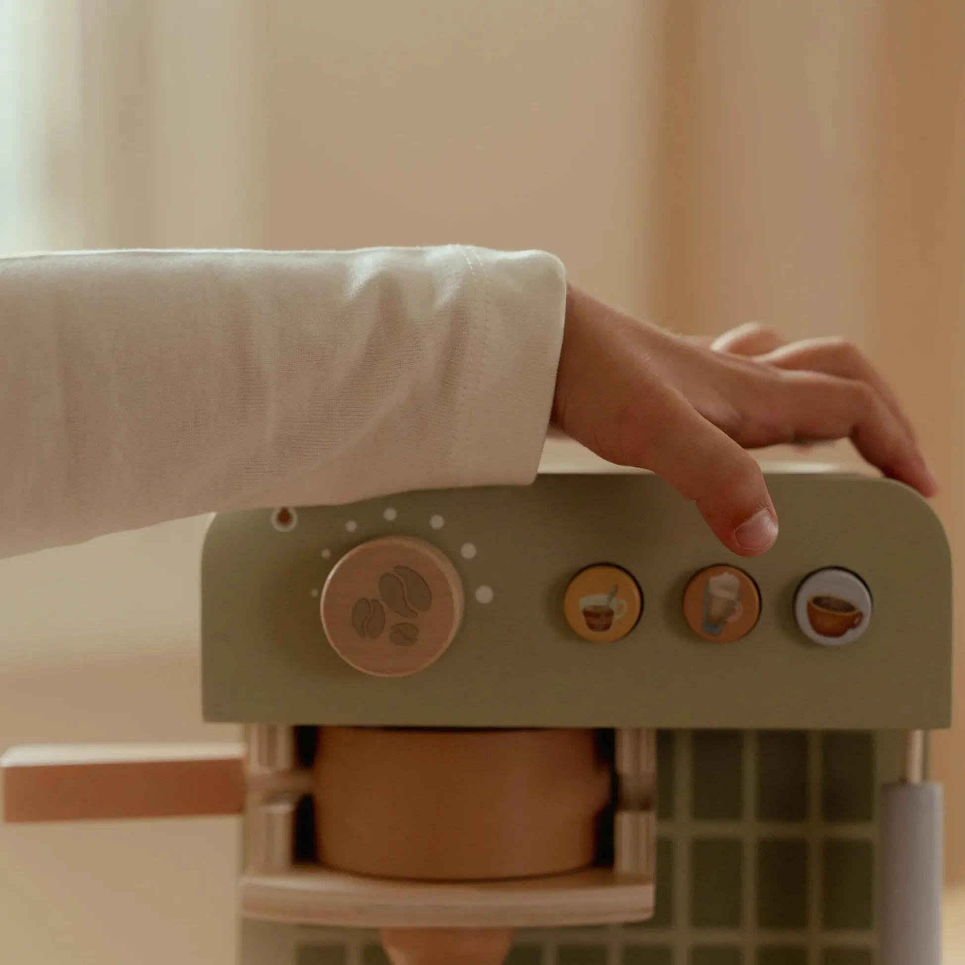 Wooden coffee maker - Green - Essentials