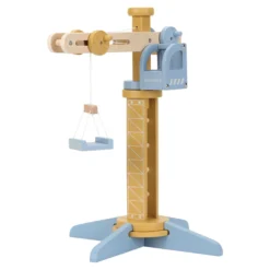 Wooden crane – Multicolored – Train track