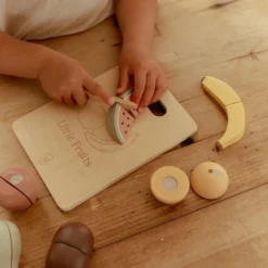 Wooden cutting fruit - Multicolored - Essentials