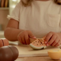 Wooden cutting fruit - Multicolored - Essentials