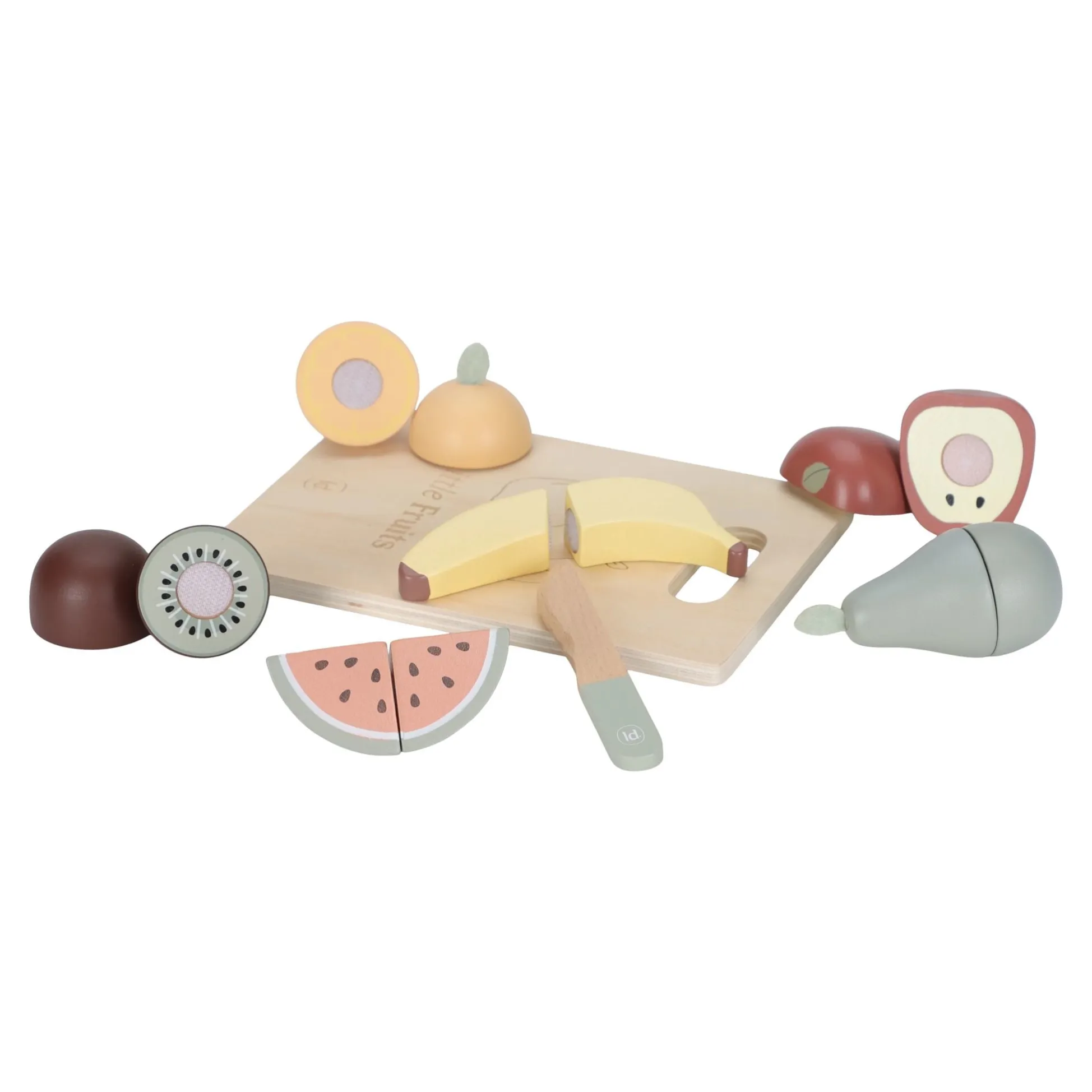 Wooden cutting fruit - Multicolored - Essentials