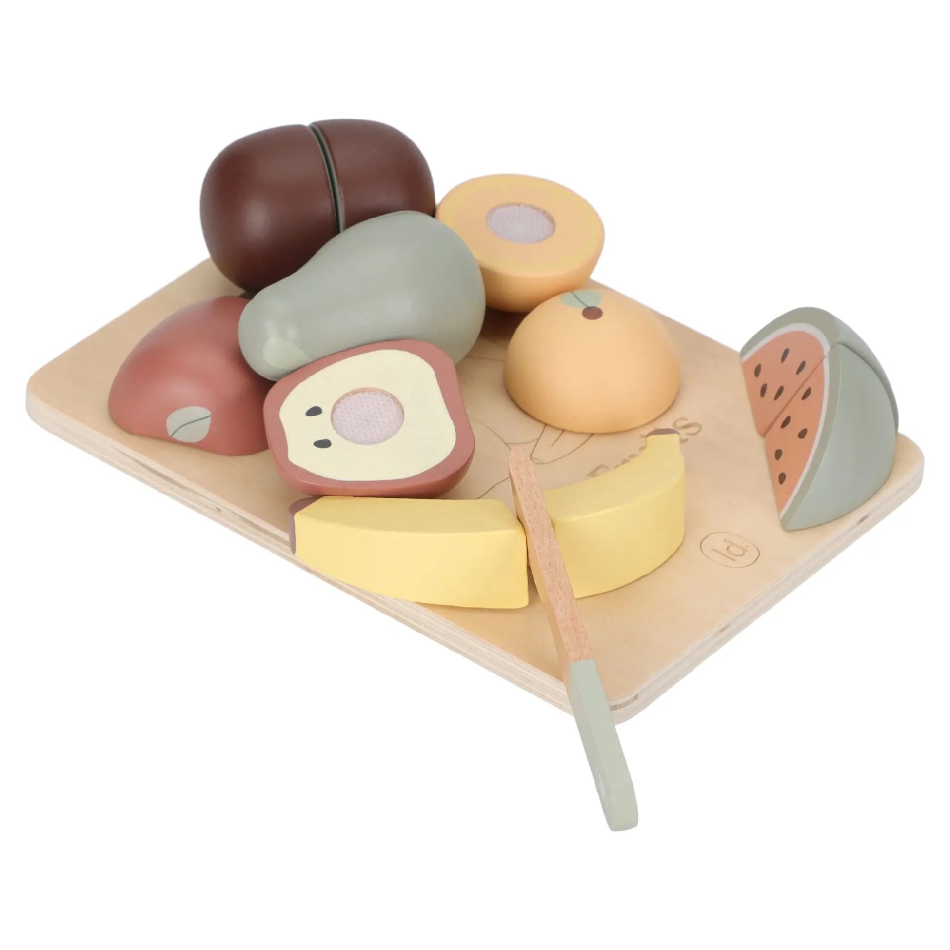 Wooden cutting fruit - Multicolored - Essentials