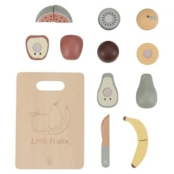 Wooden cutting fruit - Multicolored - Essentials