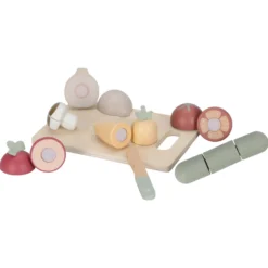 Wooden cut vegetables - Multicolored - Essentials