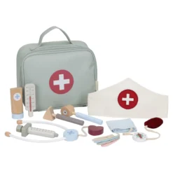 Wooden doctor's set - Green - Essentials
