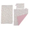 Wooden doll bed - Pink - Essentials