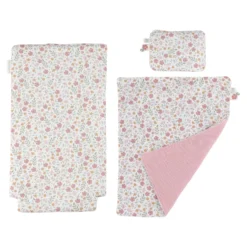 Wooden doll stroller - Pink - Essentials