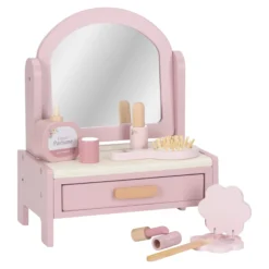 Wooden dressing table - Pink - Essentials