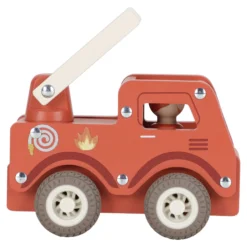Wooden fire truck – Red – Essentials