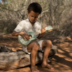 Wooden guitar - Green - Safari Friends