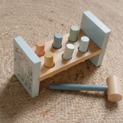 Wooden Hammer Bench - Blue - Forest Friends
