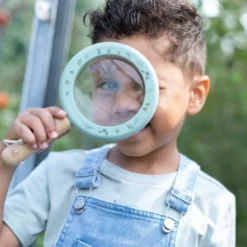 Wooden Magnifying Glass - Blue - Forest Friends