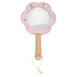 Wooden Magnifying Glass - Pink - Fairy Garden